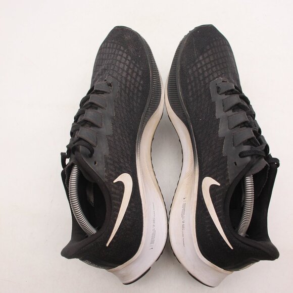 Nike Air Zoom Pegasus 37 Men's 11.5 Black Lace Up Running Shoe BQ9646-002 - Picture 6 of 10